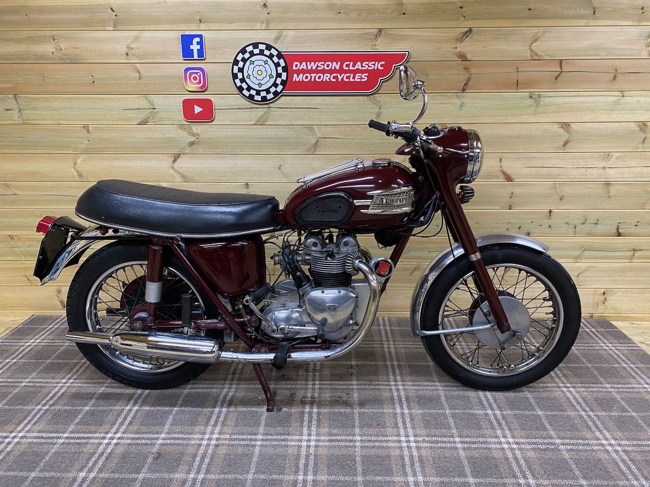 For Sale Triumph 500 Speed Twin 1960 Sold Dawson Classic Motorcycles