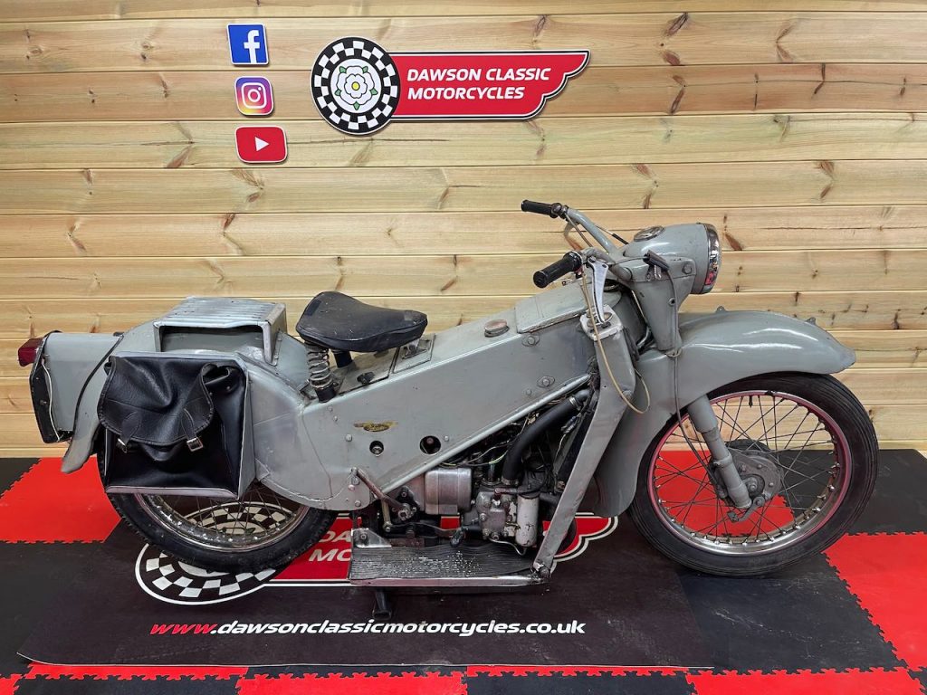 1969 Velocette LE met Police